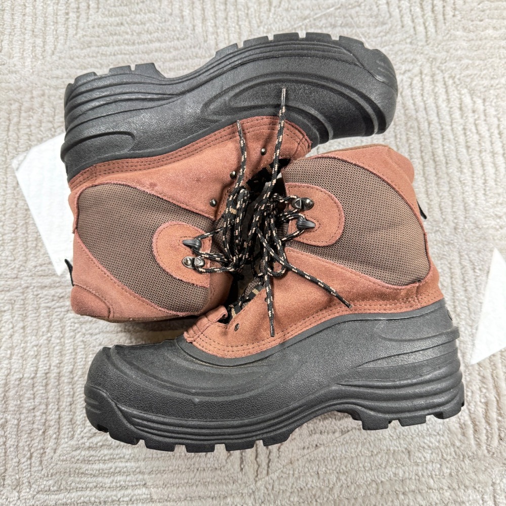 Ranger Winter Boots Men 12 Brown Duck Boots Thermolite Insulated Waterproof Snow - Picture 11 of 13